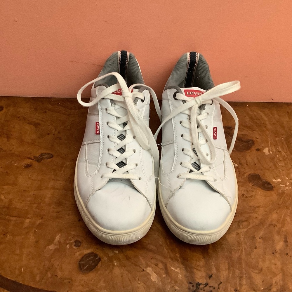 Levi's Mens Size 10.5 Synthetic Leather Casual Lace Up Sneaker Shoe 51658403W
